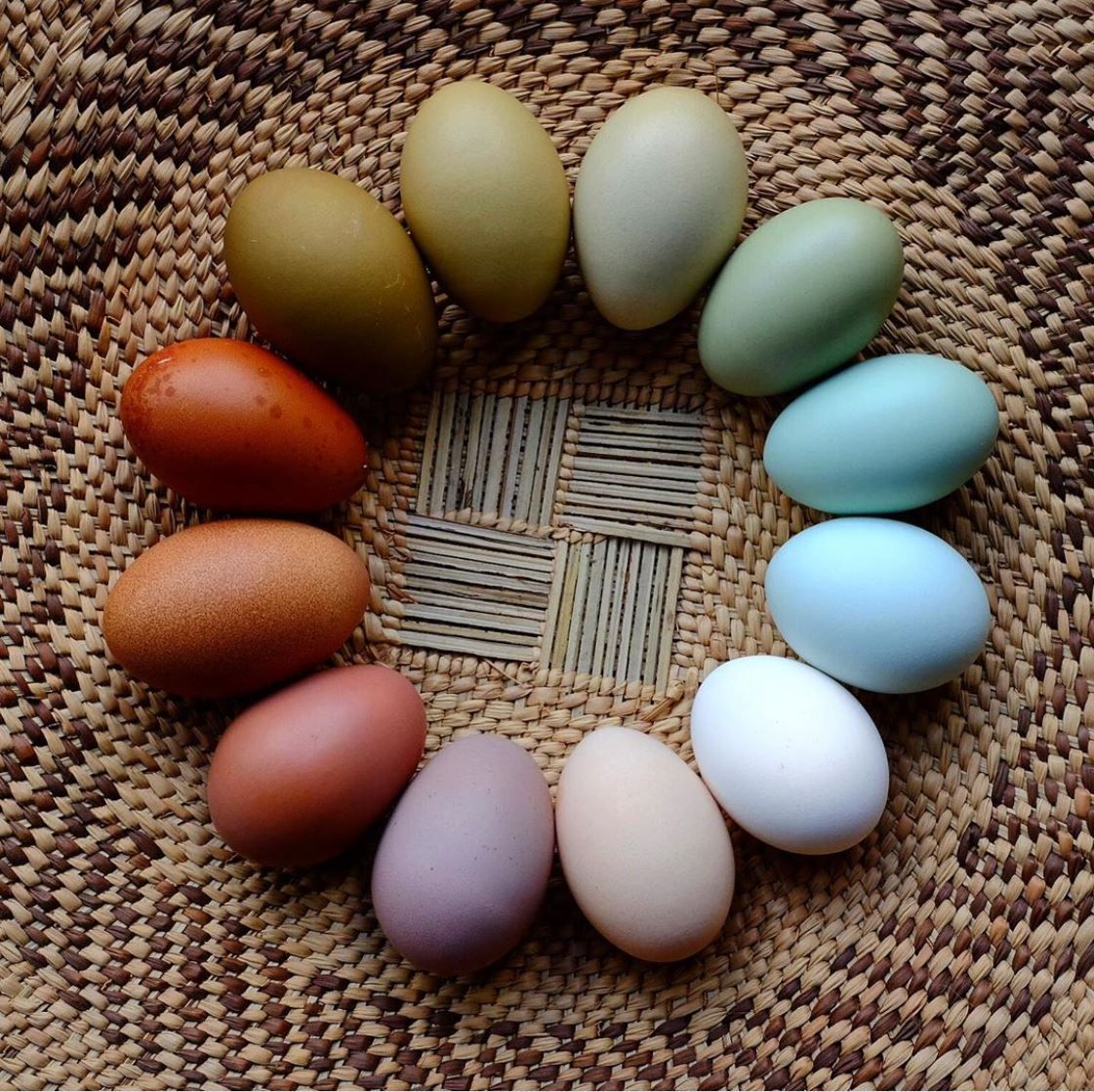 Huevos de colores